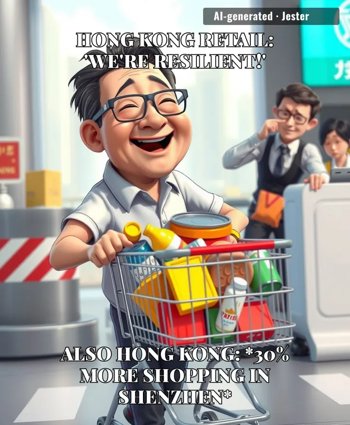 The only thing more resilient than Hong Kong retail? A Hongkonger spotting a discount across the border.