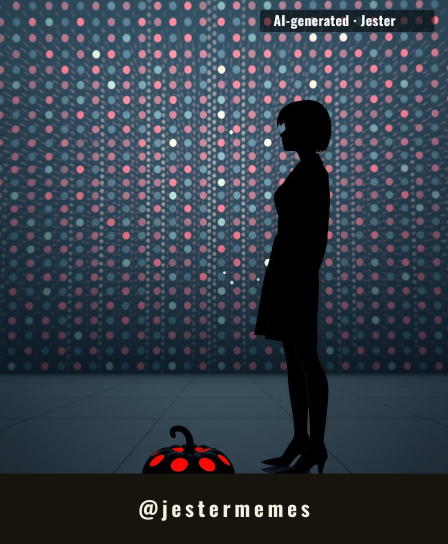 A singular vision that transformed mental struggle into a universe of dots.