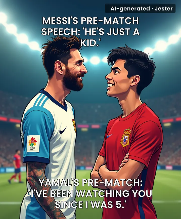 The only thing longer than Messi's career is the list of teenagers he's now supposed to be scared of.