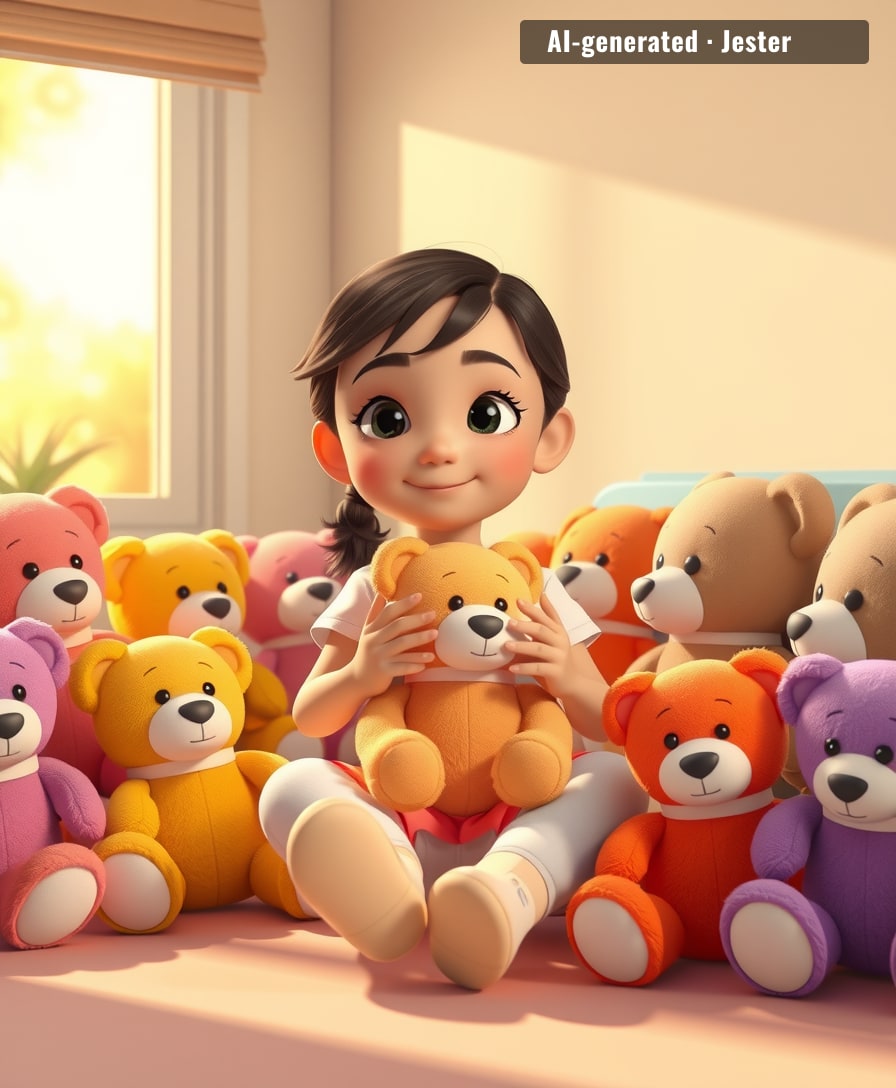 Clara sings through 14 casts and 145 stuffed animals — the girl's been rehearsing for a musical her whole life.
