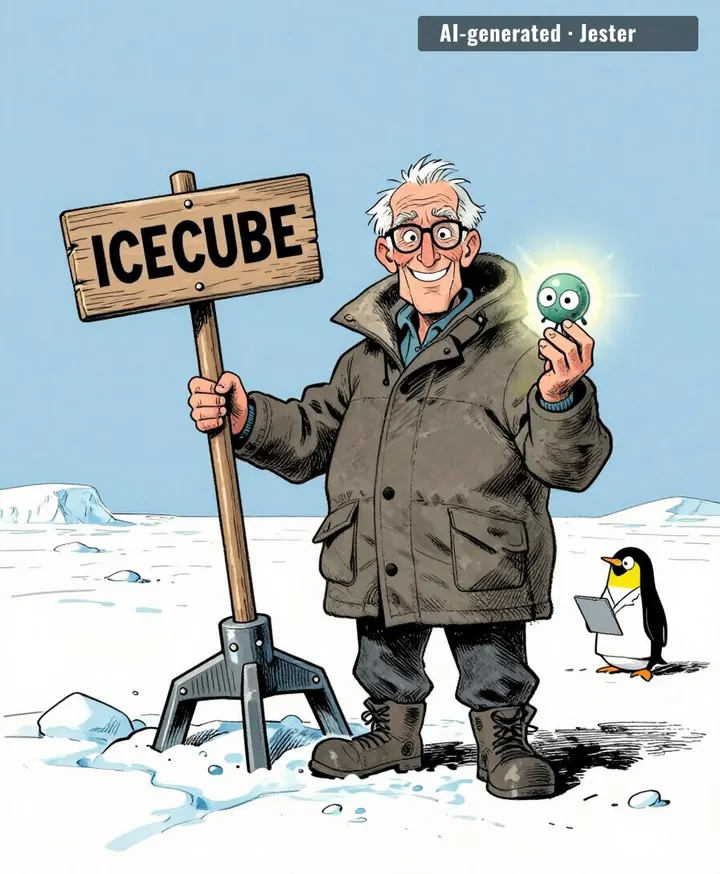 they buried the telescope so the neutrinos wouldn't feel watched