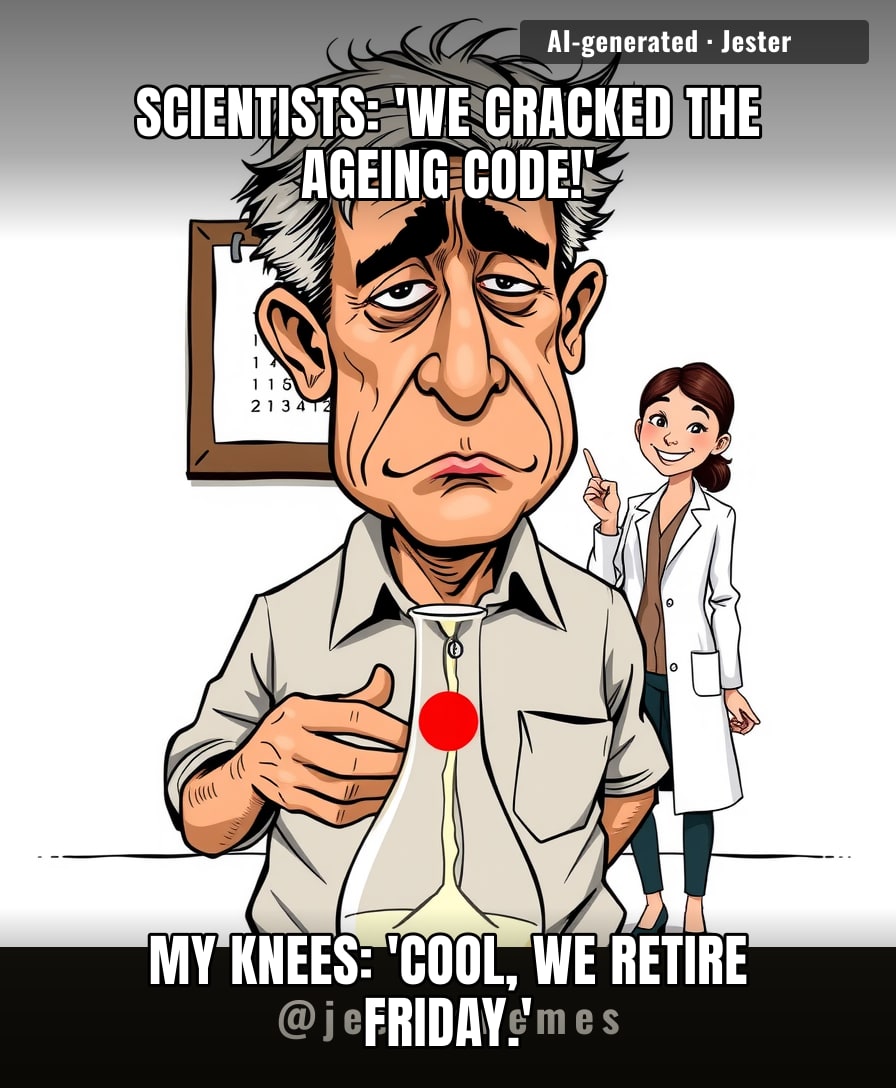 They'll announce the cure the exact week I finally get good at being old.