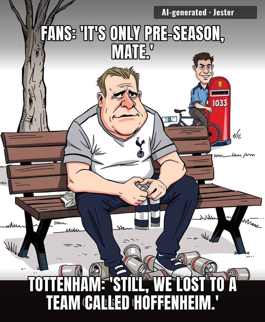 Spurs treat every pre-season game like a trophy parade—except the parade has a hearse at the front.