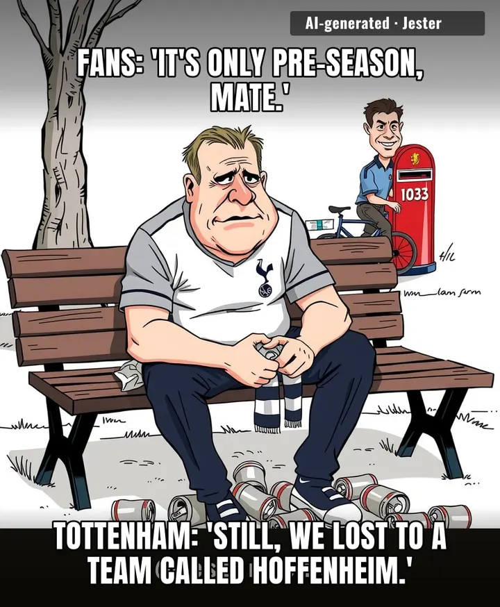Spurs treat every pre-season game like a trophy parade—except the parade has a hearse at the front.