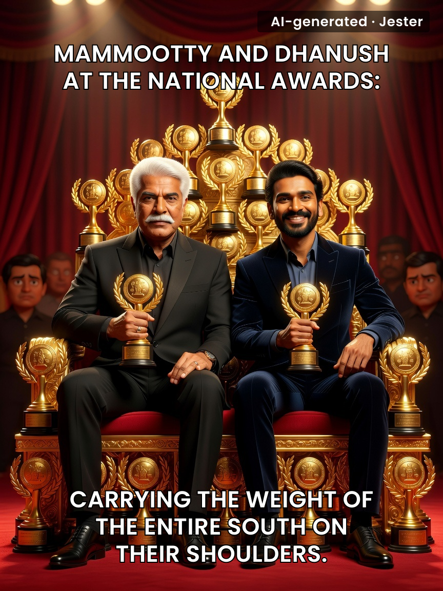 The National Awards just confirmed what we all knew: the real film industry is in the South, and Bollywood is just its trailer.