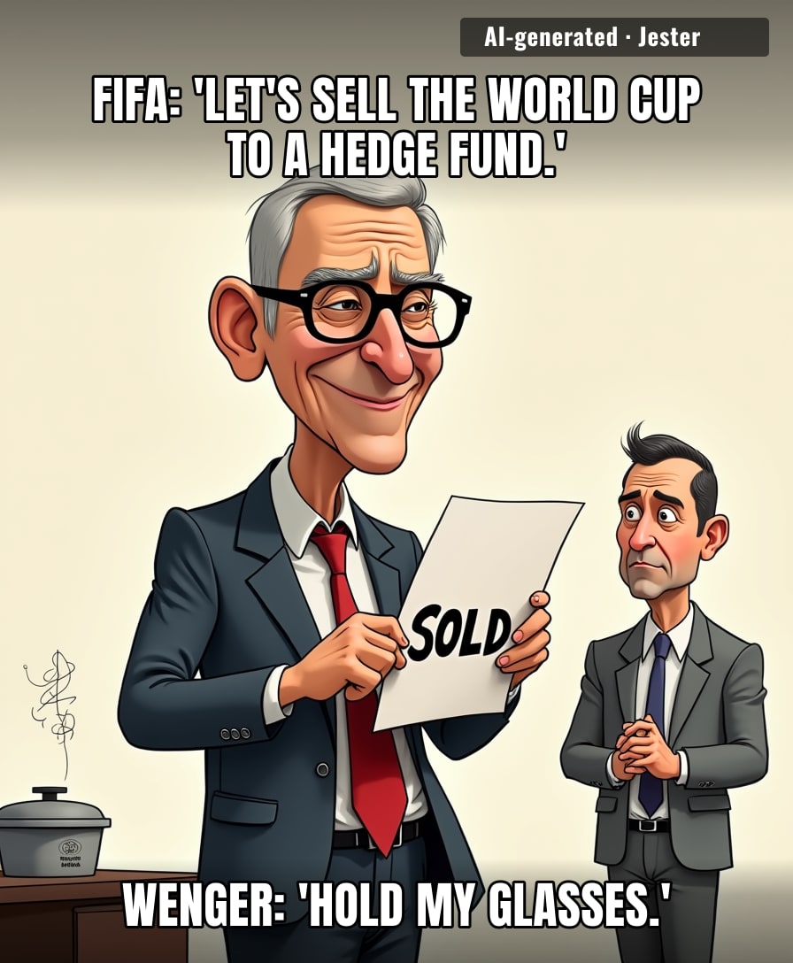 Wenger's real legacy: the only man in football who made selling the World Cup sound like a bad idea.