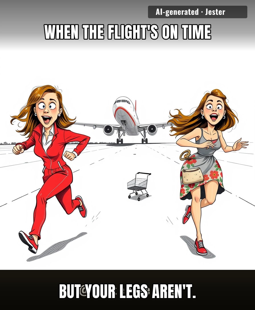Somewhere out there, two women are sprinting faster than any Olympic runner, all to save a seat they were never going to get anyway.