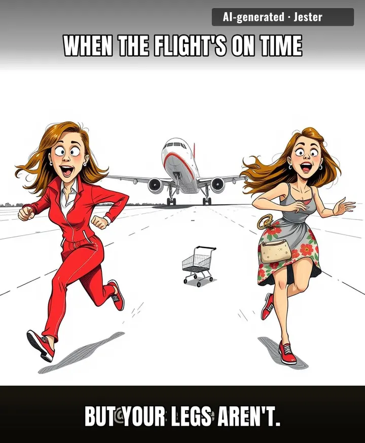 Somewhere out there, two women are sprinting faster than any Olympic runner, all to save a seat they were never going to get anyway.
