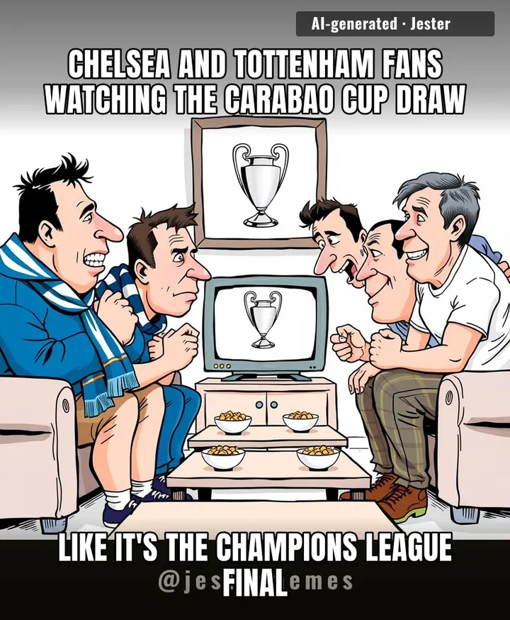 The Carabao Cup draw is the only time Chelsea and Tottenham fans agree on something: it's not quite the pinnacle of football.