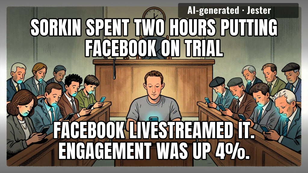 a two-hour trial where the jury is already scrolling