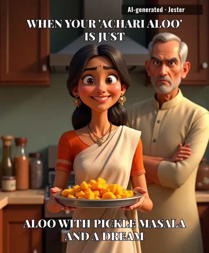 The only thing more inflated than the 'Achari' title is my grocery bill for all those spices.