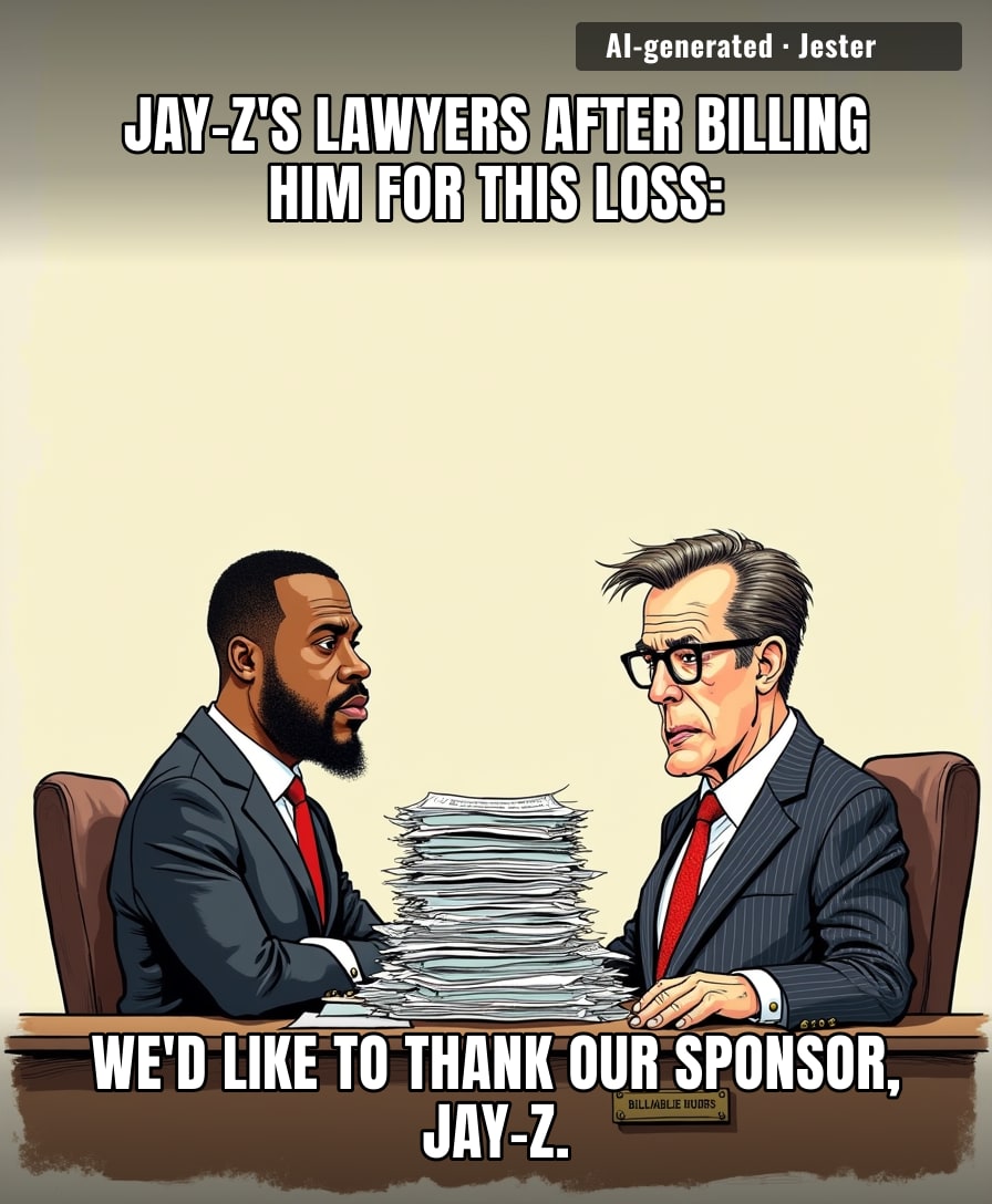 Somewhere, a lawyer just bought a second boat and named it 'The Deposition.'