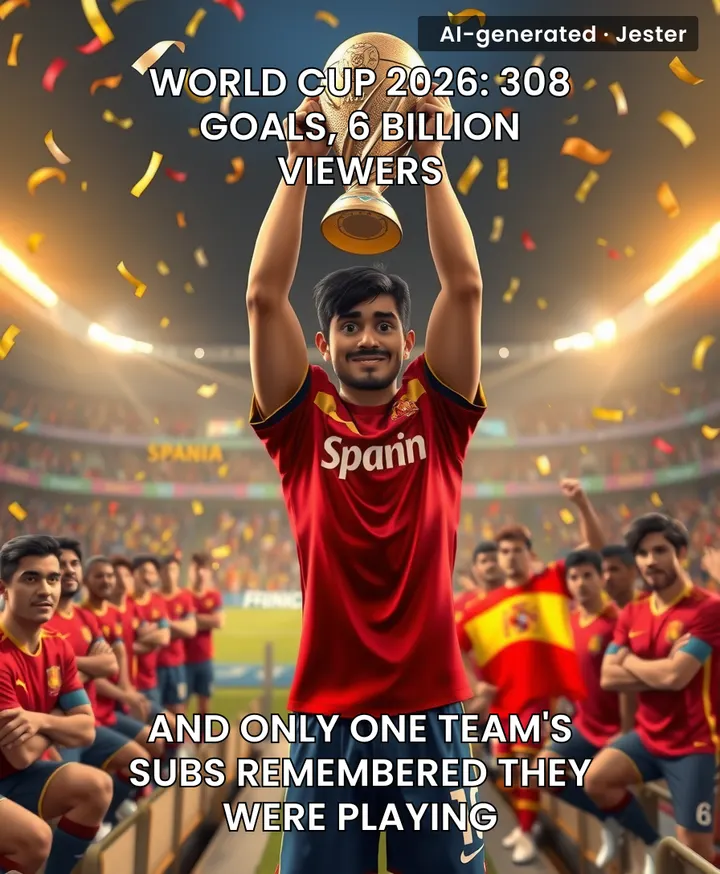 Spain's bench outperformed most nations' starting XIs — and they had to watch the whole thing from the sideline like a Broadway understudy.