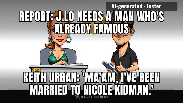 J.Lo vetting for fame tolerance like it's a security clearance and the only reference is 'survived Nicole Kidman.'