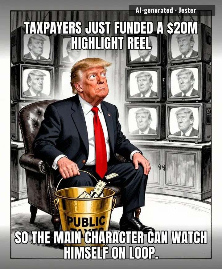 at least now we know the national security budget covers high-definition ego.