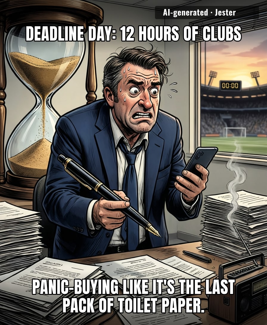 Some clubs treat the transfer window like a group project started the night before it's due.