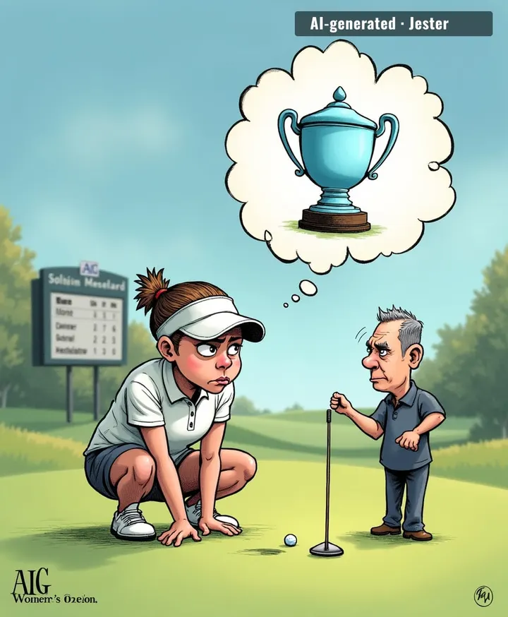 The AIG Women's Open is now officially a job interview with golf as the background music.