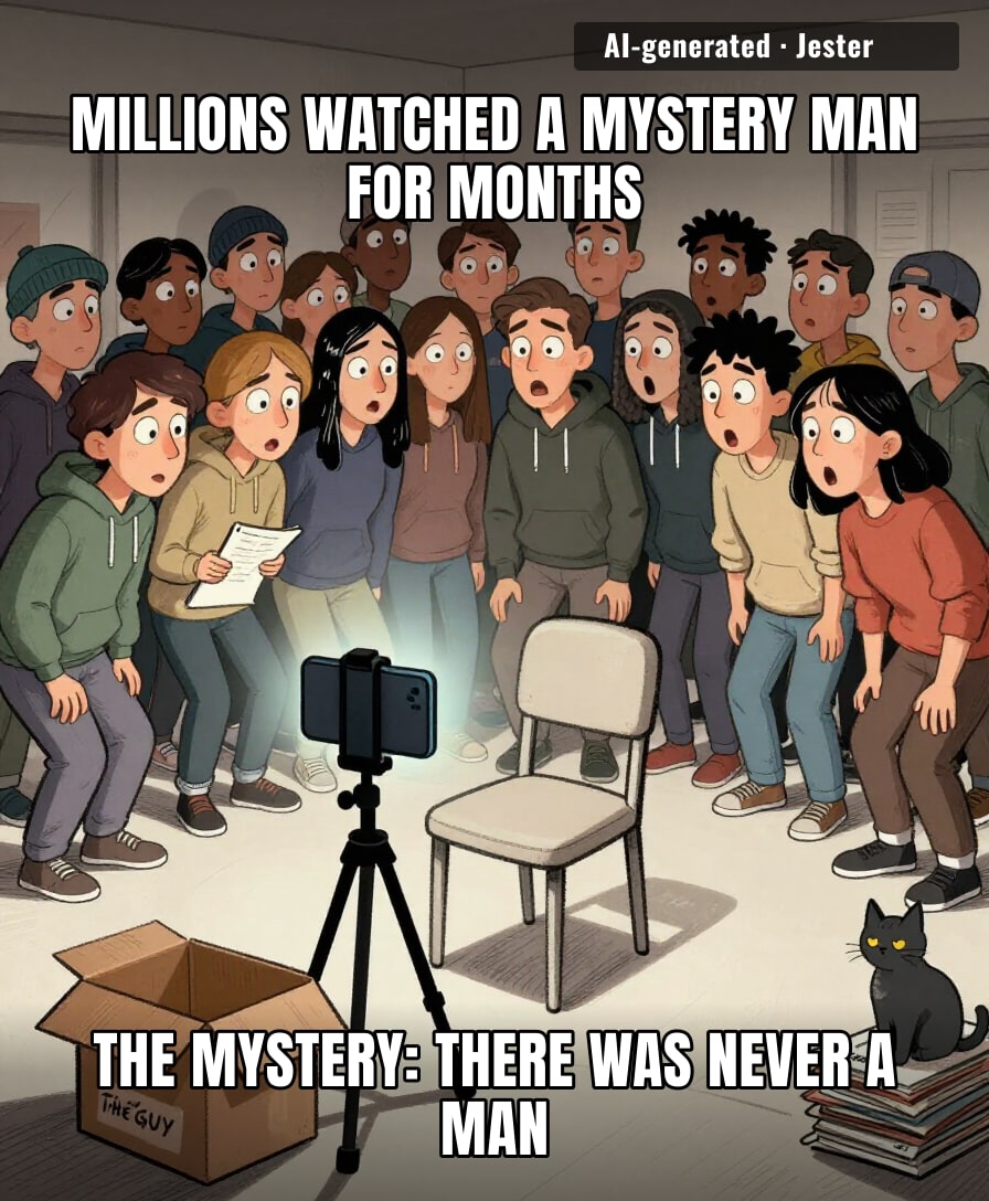 he was never real, we all just wanted him to be