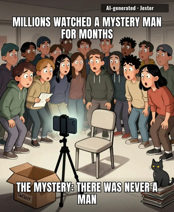 he was never real, we all just wanted him to be