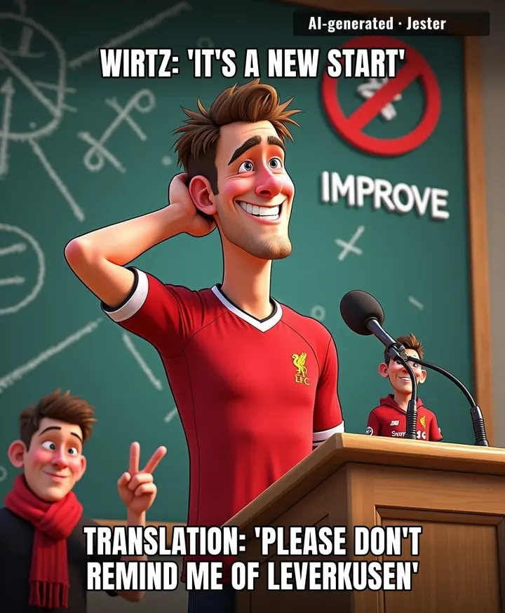 Florian Wirtz saying 'we have a lot to do better' after joining Liverpool is like ordering a salad at a steakhouse and asking for extra lettuce.