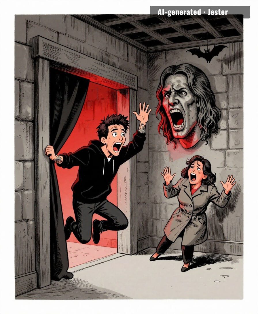 he's not scared of the maze, he's scared of the rent