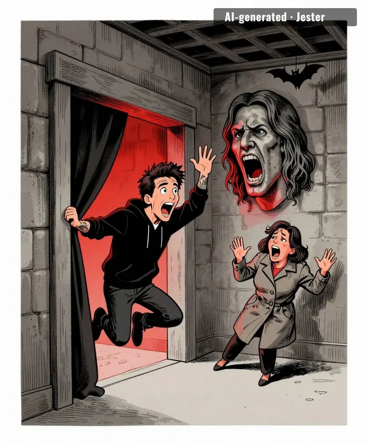 he's not scared of the maze, he's scared of the rent