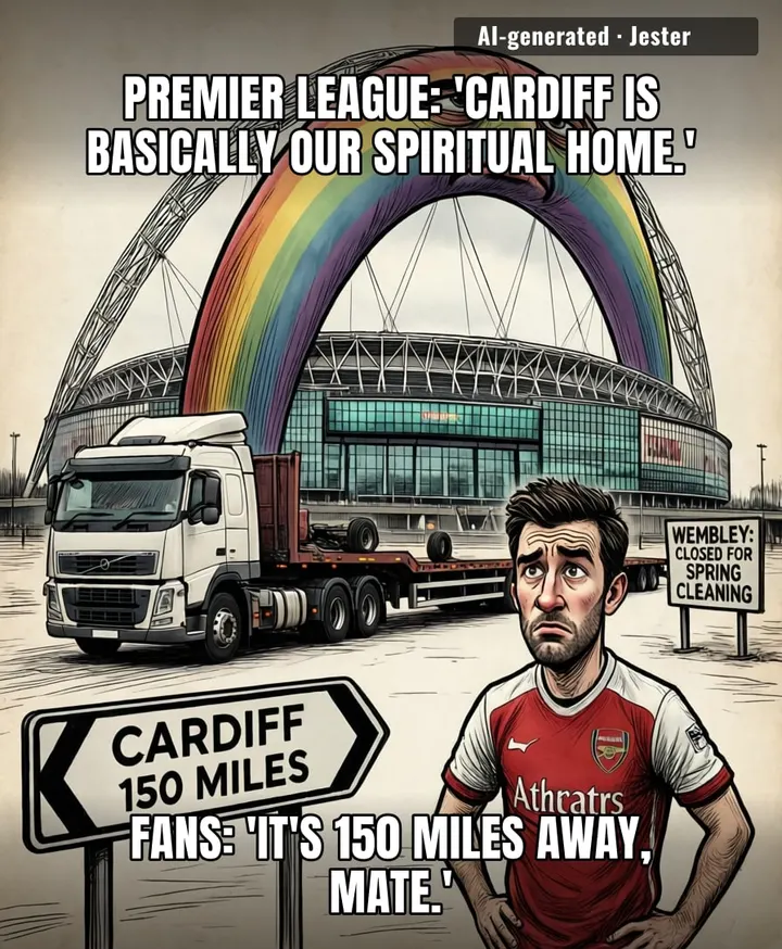 The Community Shield's travel itinerary has more plot holes than a Marvel movie.
