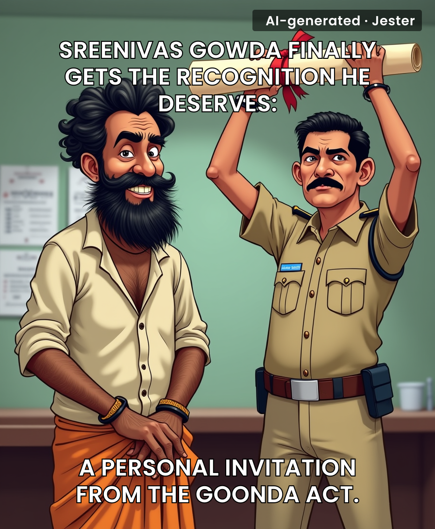 Goonda Act: the only 'lifetime achievement award' you can't decline.
