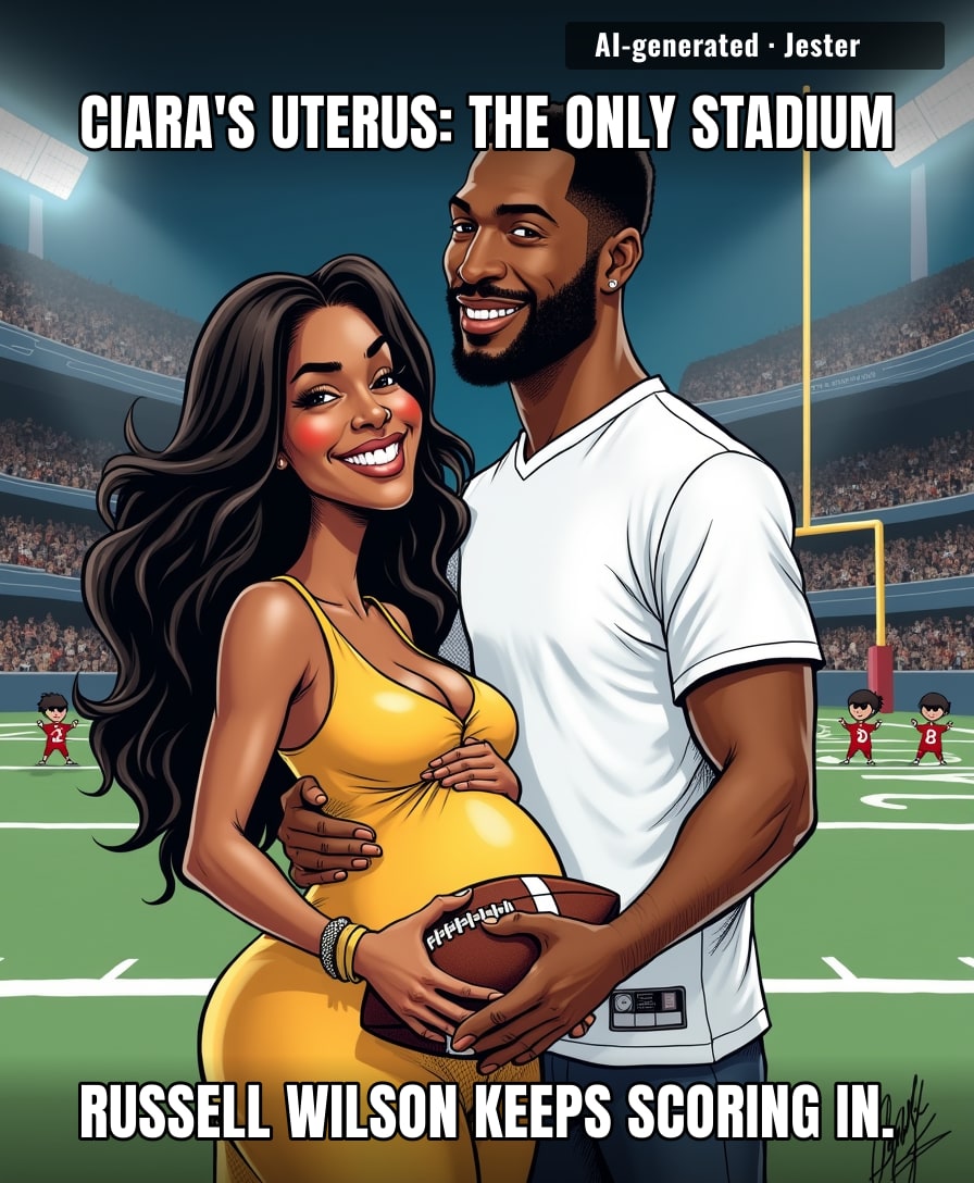 Some people collect trophies; Russell Wilson collects kids and calls it a dynasty.