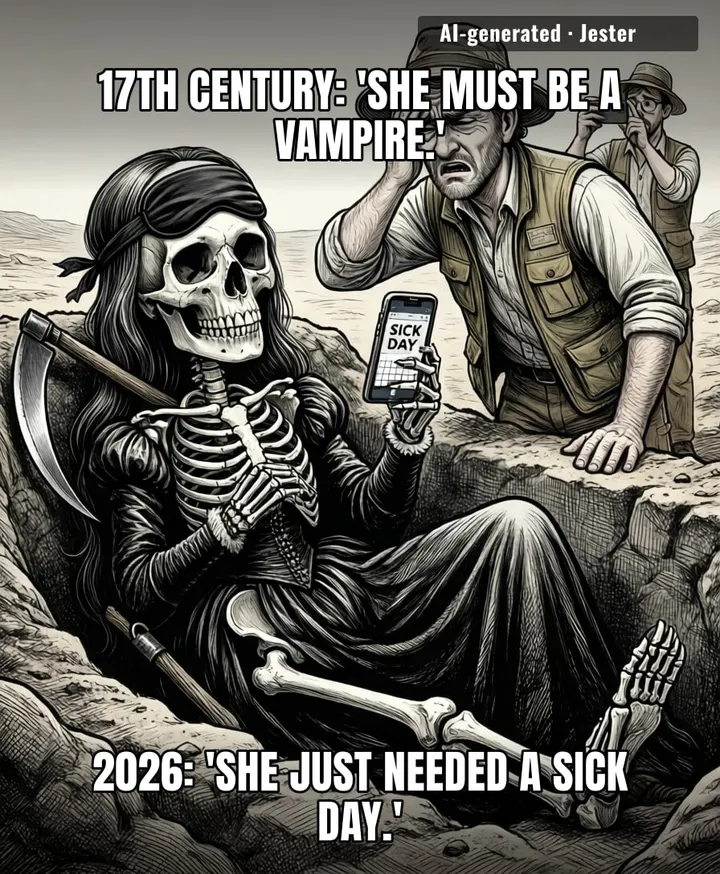 In 300 years they'll dig up my grave and find a padlock on my Netflix subscription.