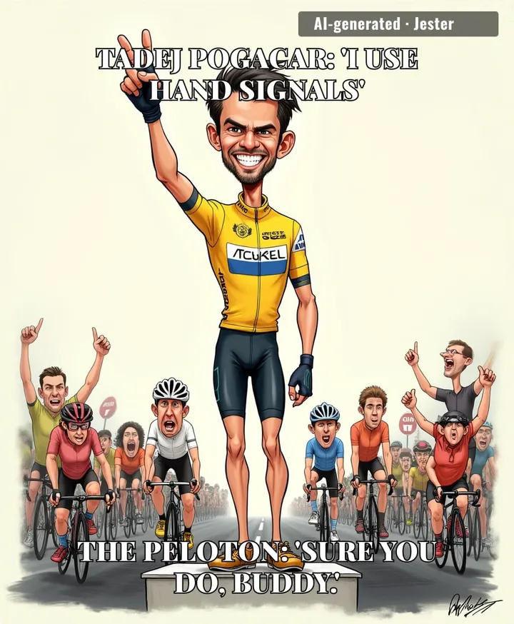 Pogacar's secret to five Tour wins: moving without a single indication of intent — and I don't mean his cycling strategy.
