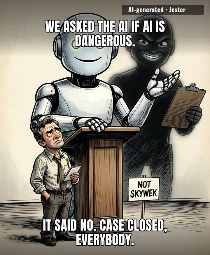 Asking ChatGPT if AI is dangerous is like asking your landlord if rent is fair.