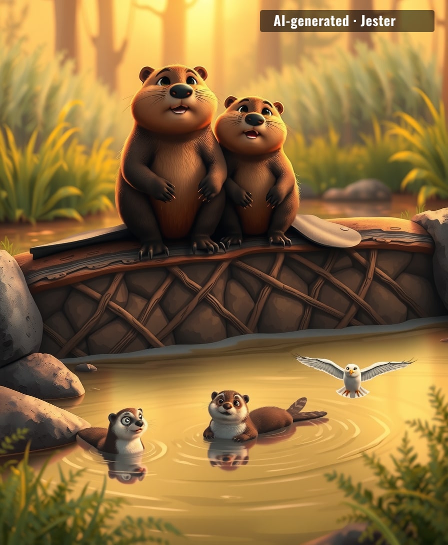 "We'll do a small pond," the beavers said. They built a 115-foot dam.