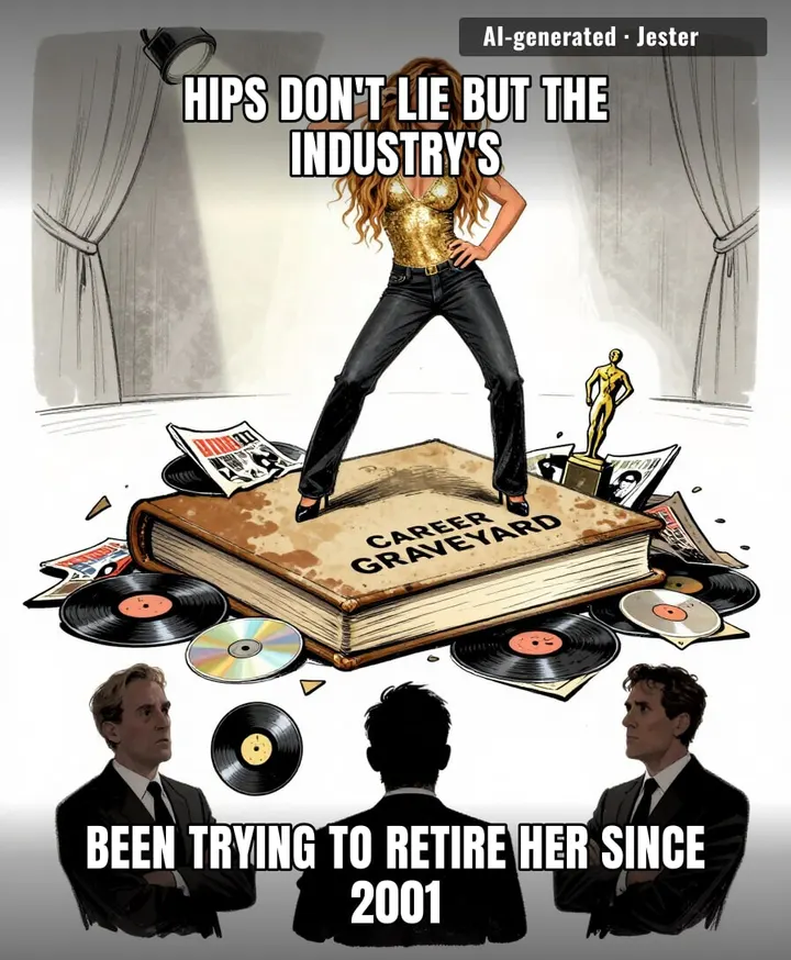 Shakira outlasted the record label execs, the genre, and three generations of pop stars — and she's still the only one who knows where the hips are.