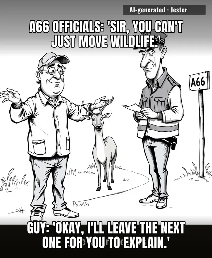 Only in Britain would a deer get more legal protection than the pedestrian who swerves to avoid it.