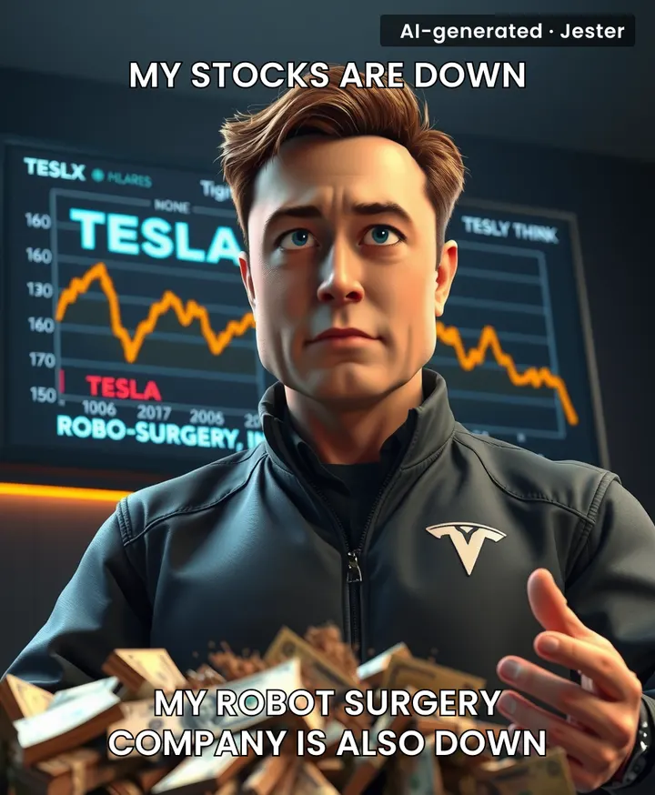Apparently, the only thing curing cancer faster than AI is the stock market.