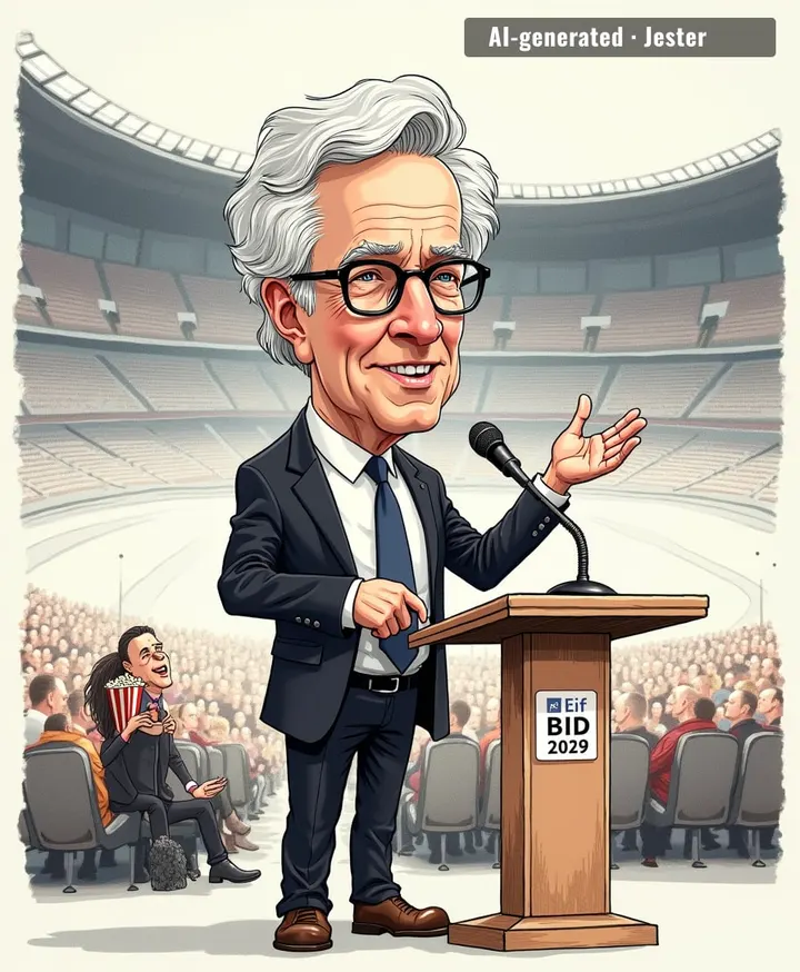 Nothing says 'world-class athletics' like a committee arguing over who gets to host the empty seats.