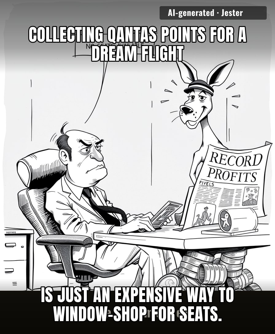 Turns out the only place you can actually redeem those points is in your imagination.