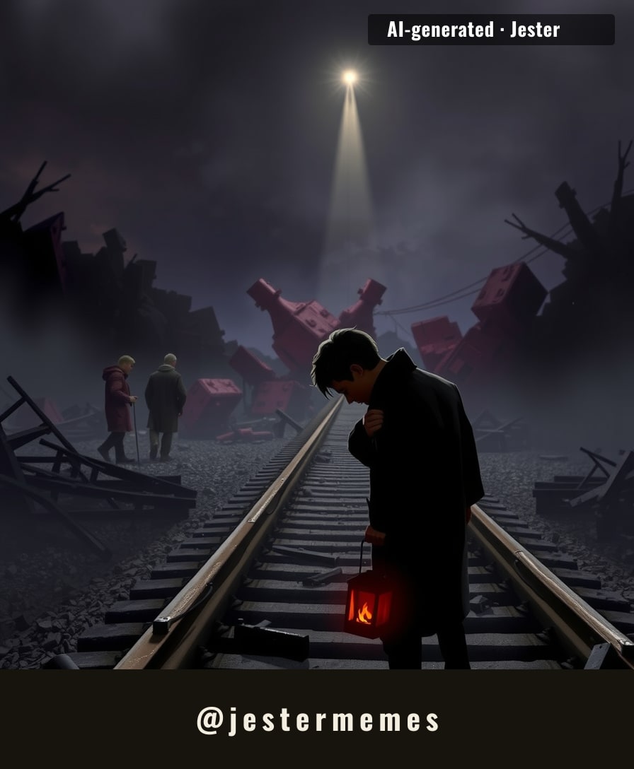 The attack on civilian rail workers underscores the war's toll on essential infrastructure and the lives of those who keep it running.