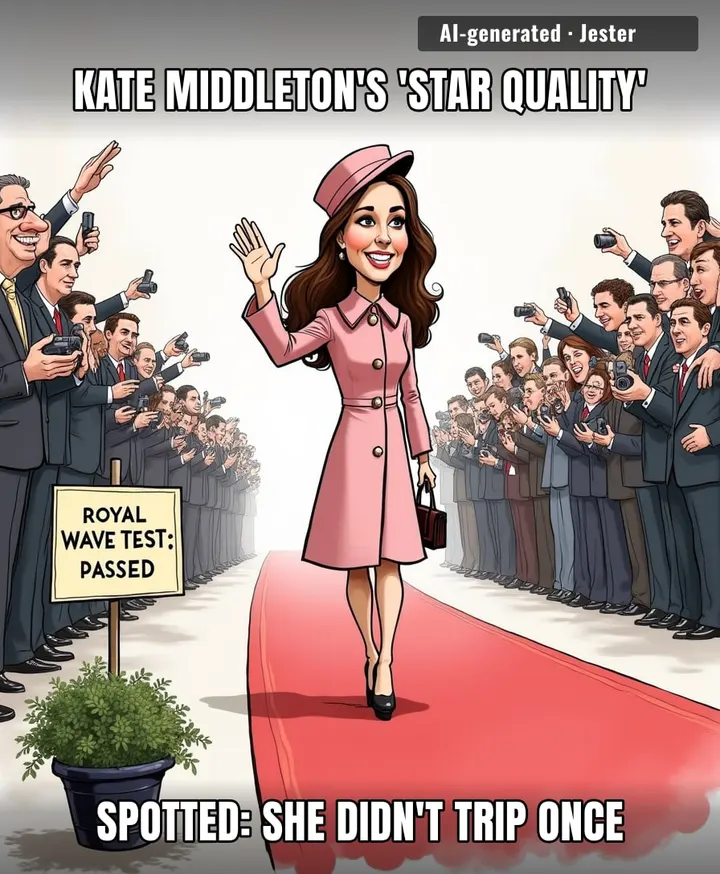 Imagine being praised for waving so well that you're deemed worthy of ruling a country.