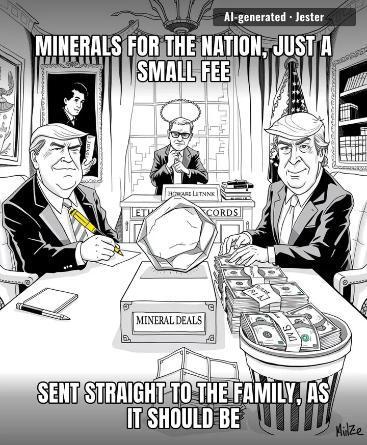 It’s not a conflict of interest when the interest is keeping the whole family in private jets.