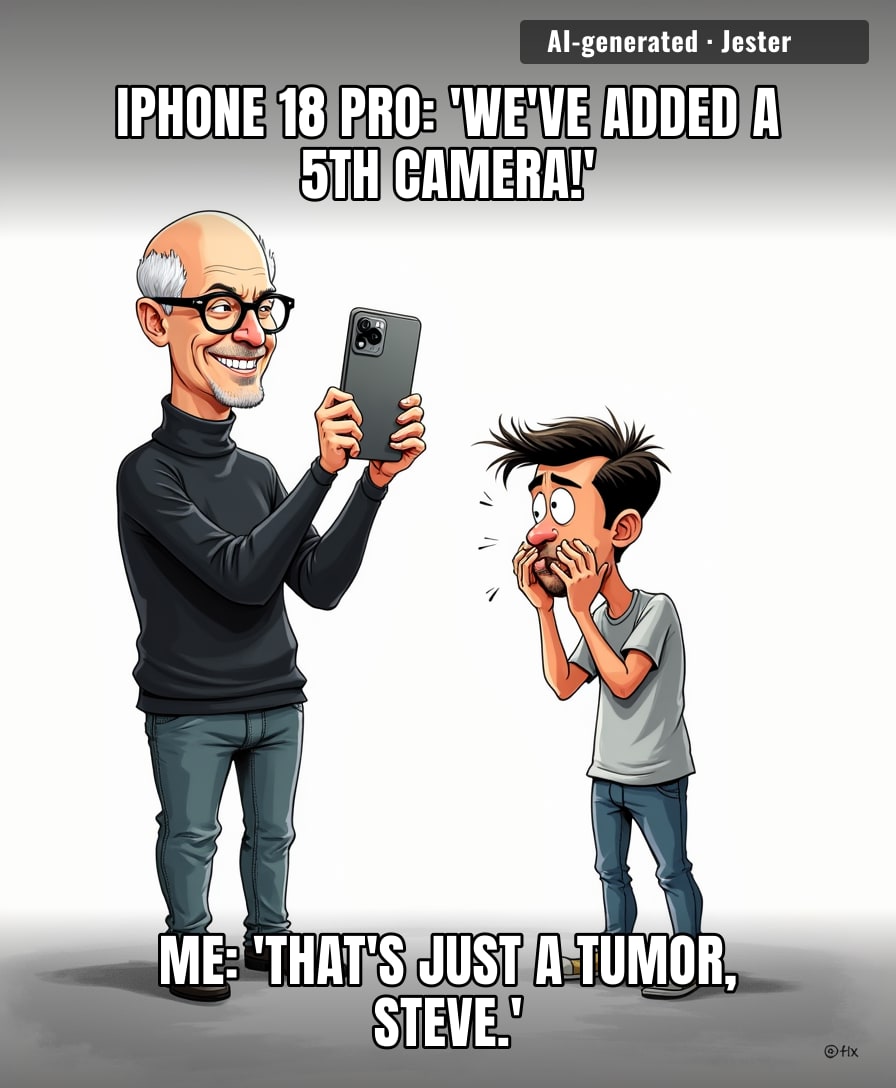 Apple's annual keynote is just a 2-hour apology for last year's phone, right before they sell you next year's mistake.