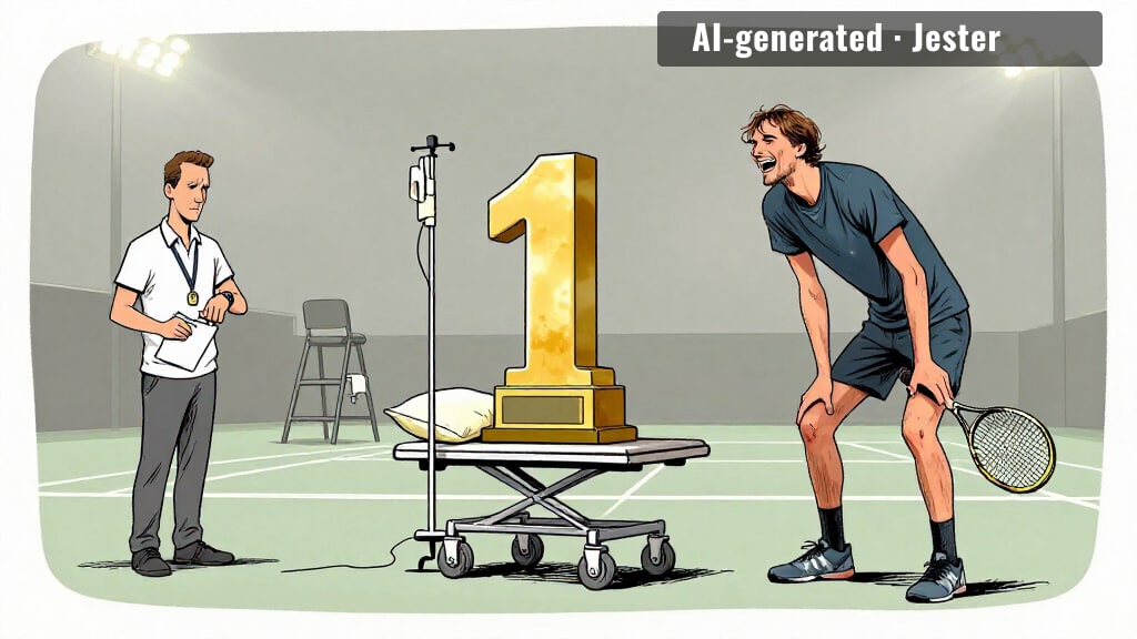 world No. 1, delivered by the physio. sign here.