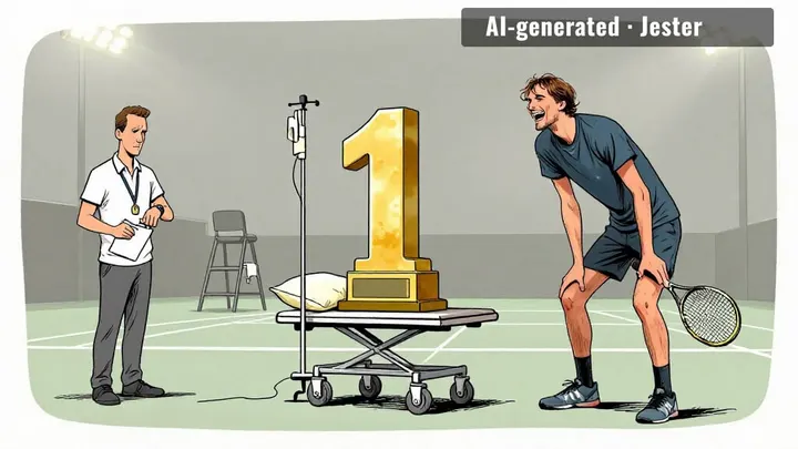 world No. 1, delivered by the physio. sign here.