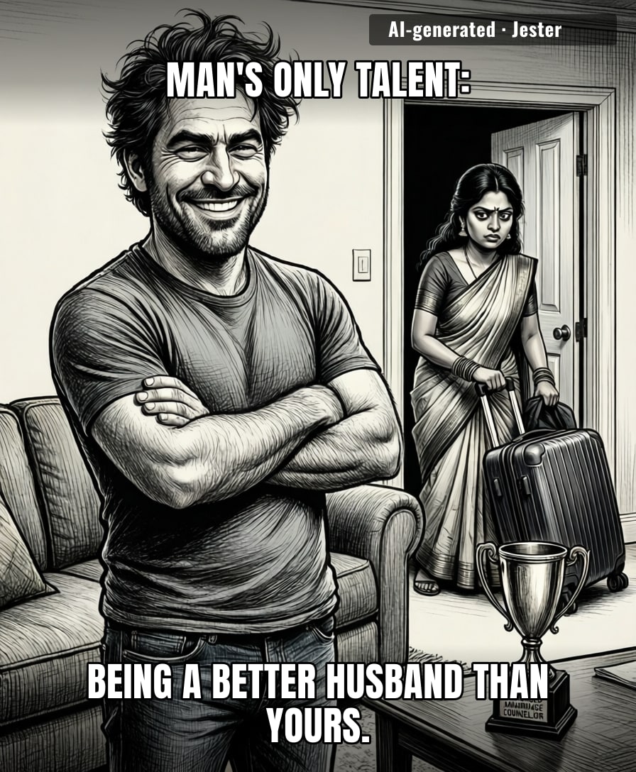 He accidentally became a marriage counselor with zero training and a 100% success rate.
