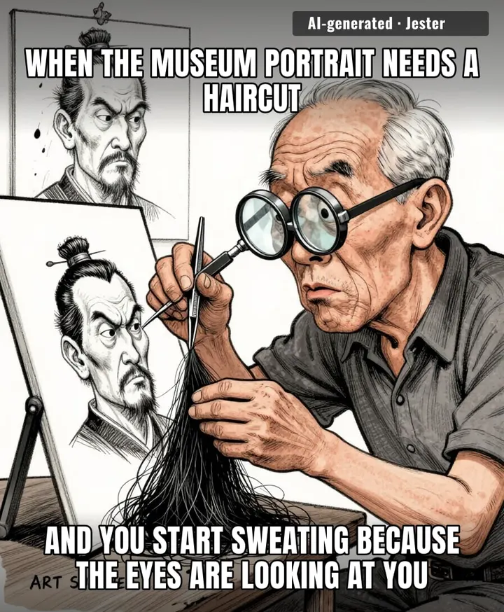 finally, an art form that requires a trim.