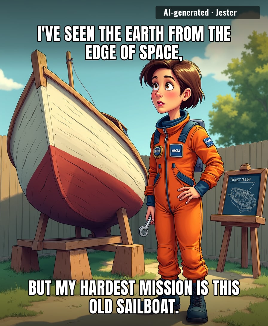 Turns out, the only thing more intimidating than a rocket launch is a rusty hull.