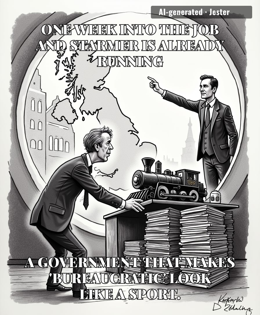 Burnham is busy rebranding Manchester as a sovereign city-state while Starmer is still trying to figure out which drawer in Number 10 keeps the staplers.