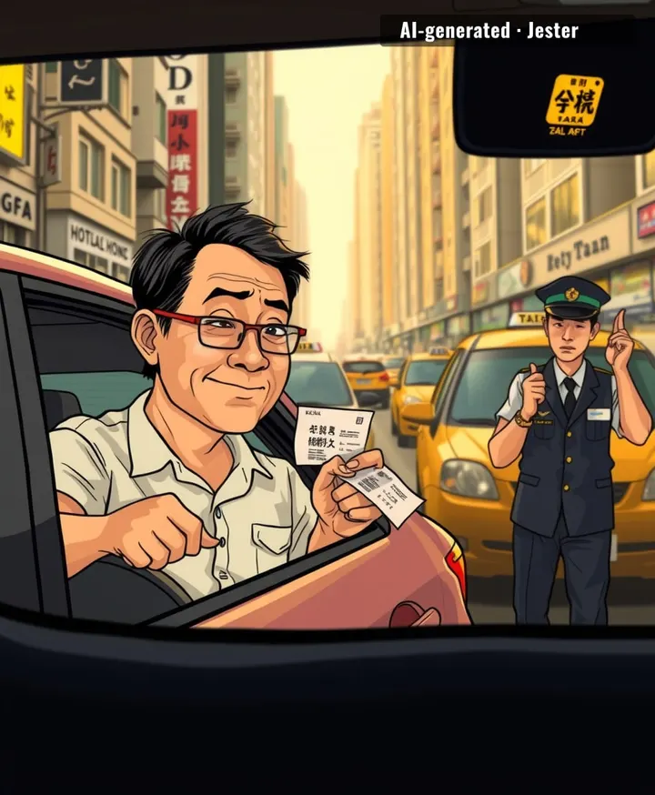 The shortest road trip in history ends with a parking package and a traffic jam.