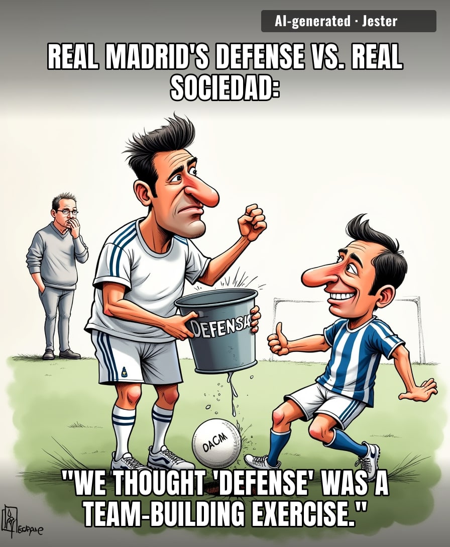 Real Madrid's backline is so leaky they could give a masterclass in water conservation.